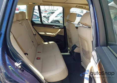 2017 BMW X3 Sdrive28I from USA, damaged, VIN 5UXWZ7C35H0X41818